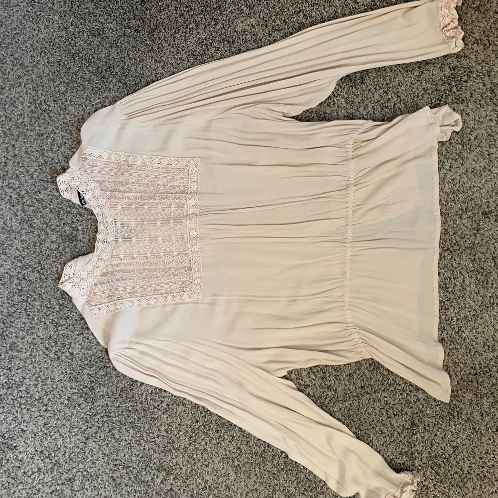 Blush pink long sleeve